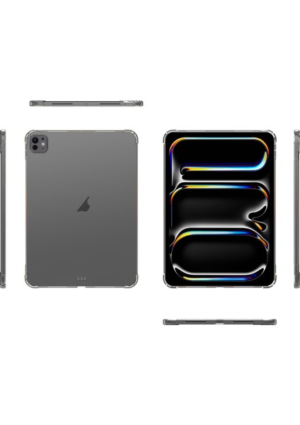 iPad Pro 13 2024 Için Son Derece Şeffaf Tpu Kılıf Şeffaf (Yurt Dışından) fırsatları