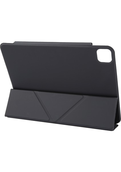 iPad Pro 13 2024 Siyah Için Y Şeklinde Deri Kılıf (Yurt Dışından)