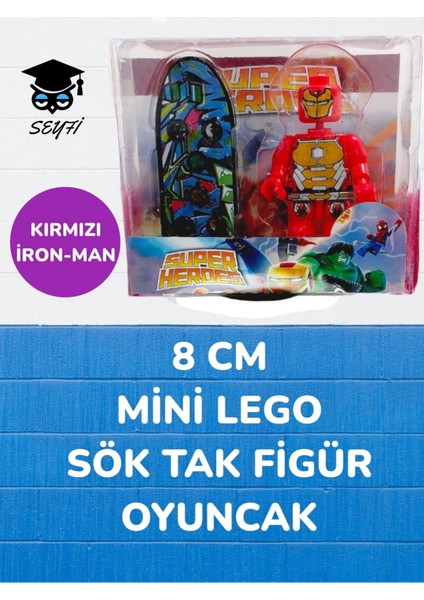 8 cm Mini LEGO Sök Tak Figür Oyuncak