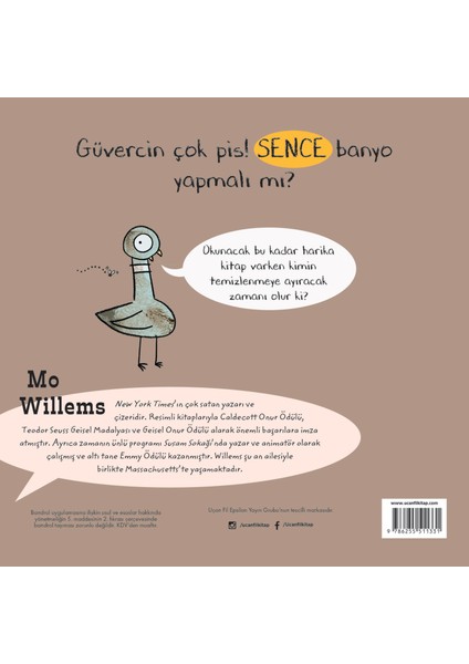 Güvercin Banyo Yapsın! - Mo Willems