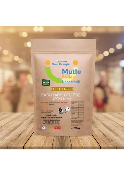 Karnıyarık Otu Tozu ( Psylıum) Glutensiz 100 g