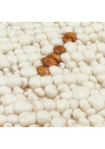 Jade Jd 06 Naturel Naturel Kazak Örgü Desenli El Dokuma Örgü Halı