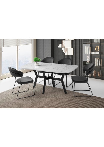 Adele Masa, Taliana Sandalye, Marmo, 160 x 90