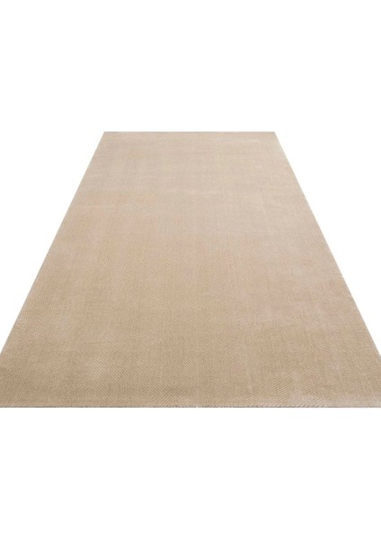 Majesty Mj 04 Beige Düz Desenli El Emeği ile Özel Tezgahlarda Üretilen Yün Viskon Tencel Uşak Halısı