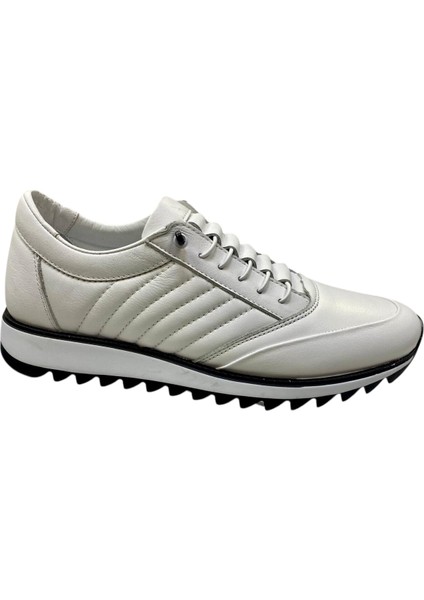 Erkek Lastik Bağcıklı-Iç ve Dış Yüzey Deri Poli TABAN-2103-BEYAZ fiyatları