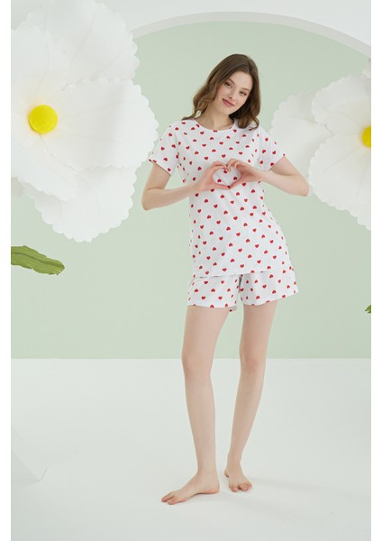 Kalpli Şortlu Pijama Takımı