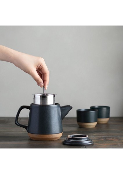 Ceramic Lab Çaydanlık 500 ml Siyah fiyatları