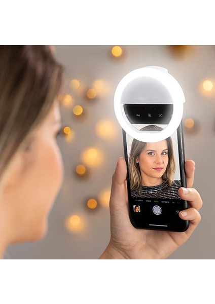 AL20 LED Mandallı Telefon Üstü Aydınlatma Lamba