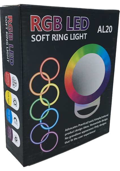 AL20 LED Mandallı Telefon Üstü Aydınlatma Lamba