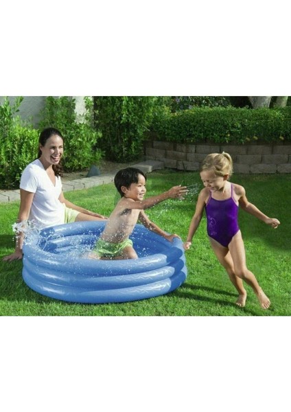 3 Boğum Renkli Şişme Havuz 152x30 Cm Çocuk Havuzu indirimleri