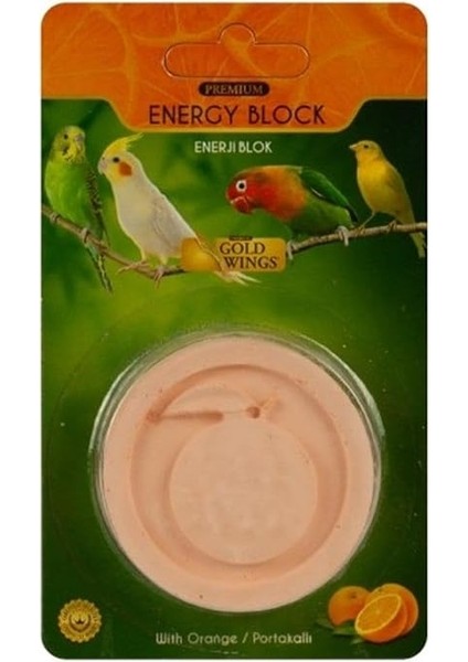 Gold Wings Premium Enerji Bloğu Portakallı Gaga Taşı