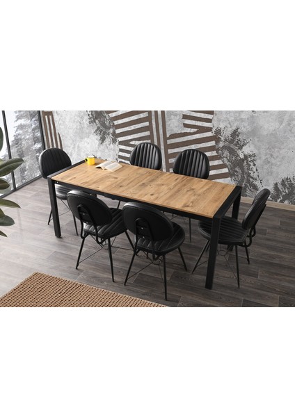 Lato Masa, Metax Sandalye, Dışbudak, 120 x 75 fırsatları