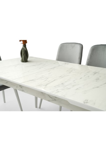 Rüzgar Hg Masa, Flora Sandalye, Marmo, 160 x 90 fiyatları