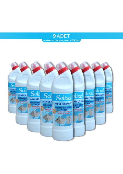 Pas ve Kir Çözücü 950ML * 9 Adet Süper Paket