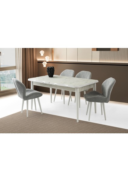 Argun Hg Masa, Calıa Sandalye, Marmo, 160 x 90