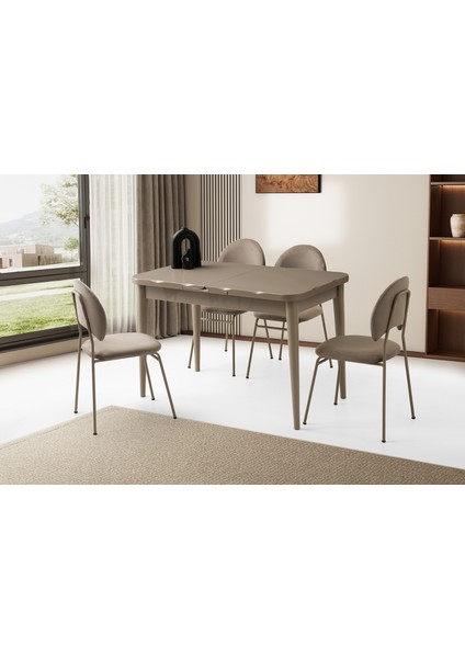 Argun Hg Masa, Nova Sandalye, Cappicino, 120 x 70
