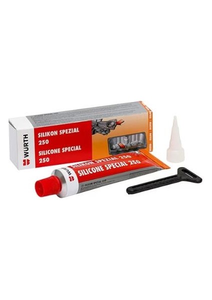Silikon Siyah Sıvı Conta 250C 70ML (0890323 028) Würth