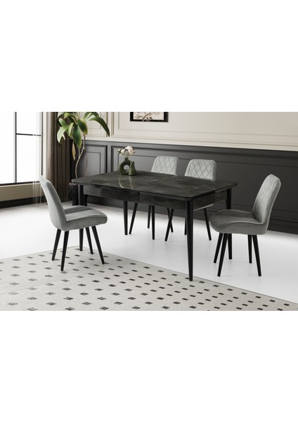 Rüzgar Hg Masa, Alora Sandalye, Irony, 160 x 90