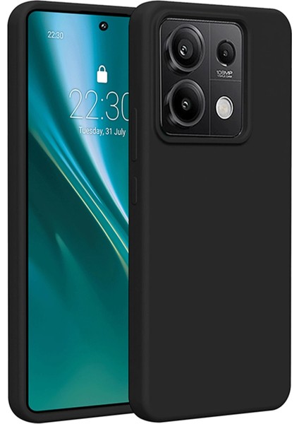 Xiaomi Redmi Note 13 Pro 4g Kılıf First Silikon - Siyah Glstd