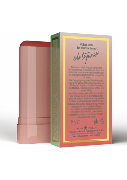 Lip & Cheek Cream Blush Stick