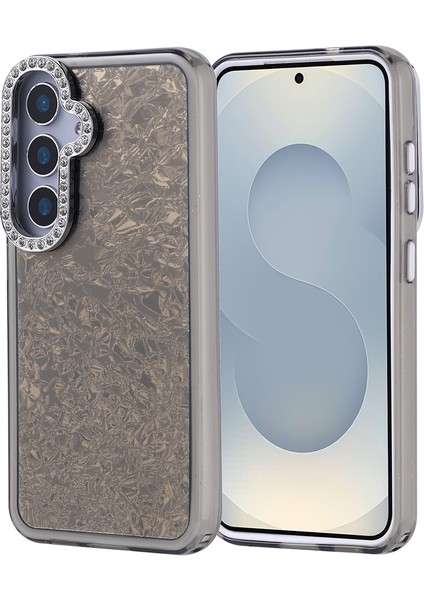 Samsung Galaxy S25 Kılıf Taşlı Tasarımlı Kapi Kapak