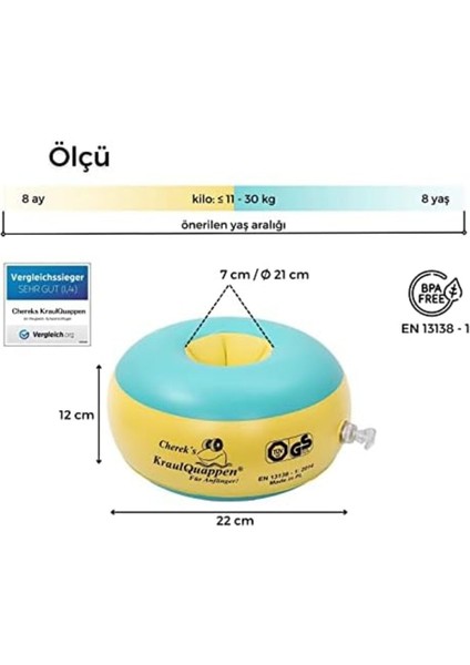 Cmllashop Mini Baby Başlangıç Seviye Yüzme Kolluk 542093