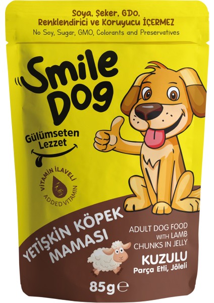 Dog Pouch Yetişkin Köpek Maması Kuzulu 85 Gr. modelleri