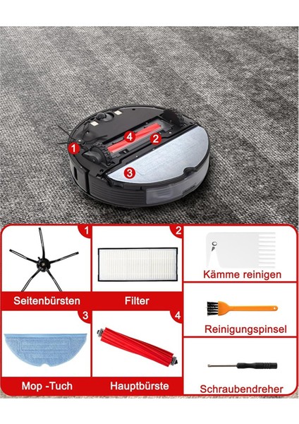 Roborock S7 S7 Plus S7 Maxv S7 Maxv Ultra S7 Pro Ultra Robot Süpürge Için Yedek Parça Aksesuarları (Yurt Dışından)