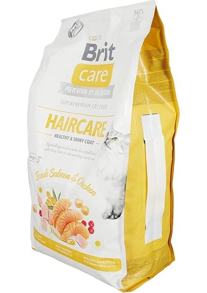 Brit Care Sağlıklı Cilt ve Parlak Tüy Bakımı, Yetişkin Kediler İçin Tahılsız, Hipoalerjenik, Taze Somonlu ve Tavuk Etli Kuru Mama 7 kg modelleri