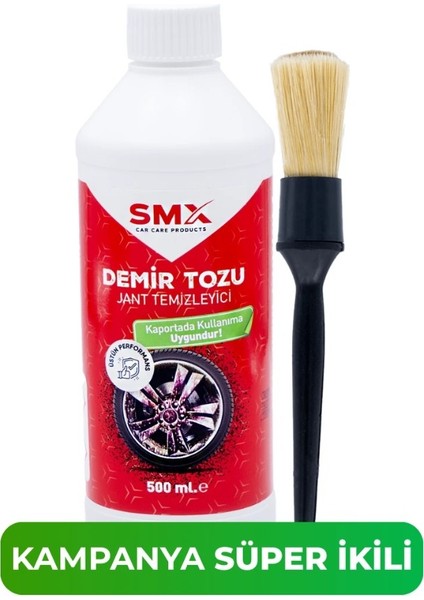 Demir Tozu & Jant Temizleyici 500 Ml+ Detay Temizlik Fırçası
