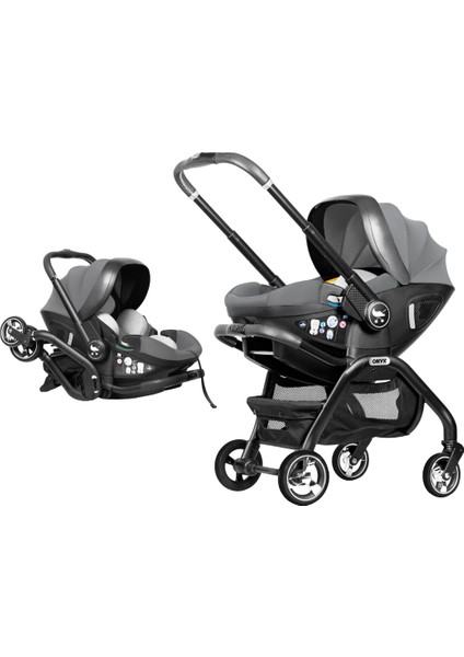 Onyx 2’si 1 Arada Bebek Arabası ve I-Size Oto Koltuğu 0-13KG