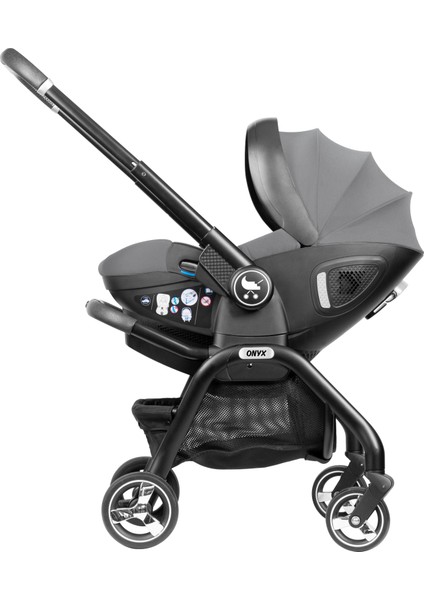 Onyx 2’si 1 Arada Bebek Arabası ve I-Size Oto Koltuğu 0-13KG