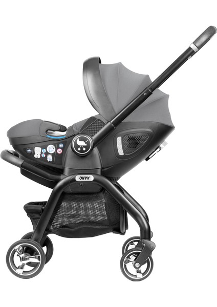 Onyx 2’si 1 Arada Bebek Arabası ve I-Size Oto Koltuğu 0-13KG