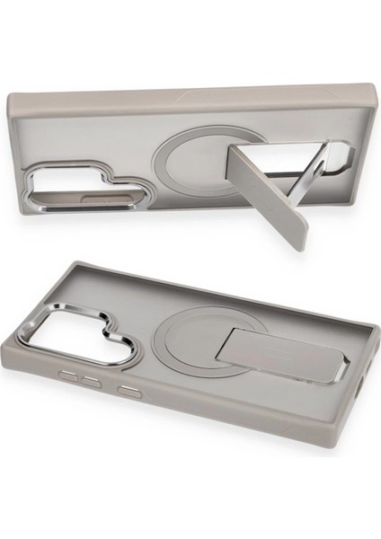 Samsung Galaxy S24 Ultra Tork Magsafe Standlı Kapak - Derin Mor Glstd