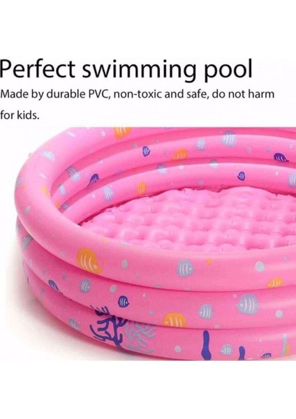 Oval Şişme Havuz Bebek Havuzu Şişme Çocuk Havuzu 100cm Pembe fiyatları