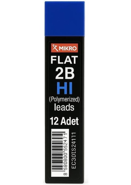 2b-Hi Polymer Kalem Ucu Flat Min 24 Adet fiyatları