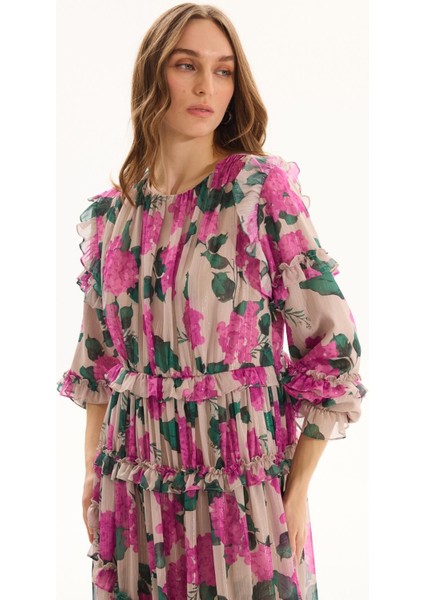 Missemramiss 4838 Desenli Elbise
