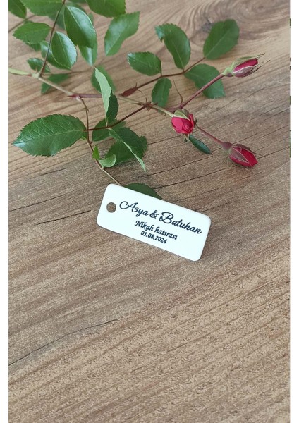 Kişiye Özel Etiket - Hediyelik Etiketi - 100 Adet Karton Etiket ( 2 x 5 Cm)