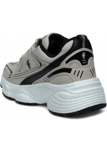 Flt Bej Siyah Fileli Kadın Sneaker Spor Ayakkabı