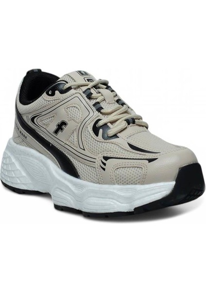 Flt Bej Siyah Fileli Kadın Sneaker Spor Ayakkabı modelleri