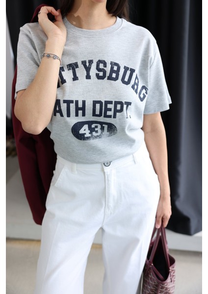 Gettysburg Yazı Baskılı Tshırt modelleri