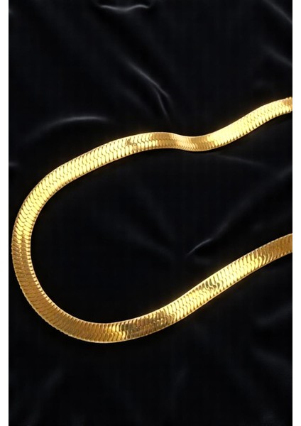 Çelik Kolye Italyan Zincir Kolye Gold Renk fırsatları