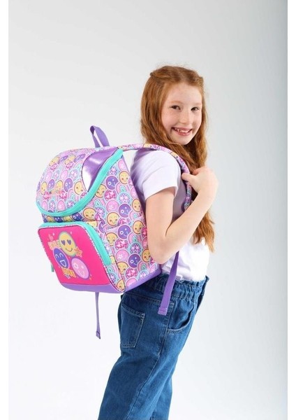 kids Okul Sırt Çantası Cube Smile L5159 modelleri