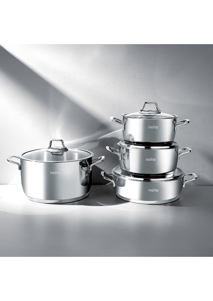 Elegant 19 Parça Paslanmaz Çelik Çeyiz Seti modelleri