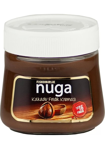 Fkb Kakaolu Nuga %16 Fındık Kreması Cam Pet 400 G