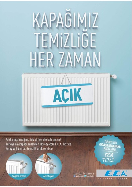 ECA PANEL RADYATÖR 500x2200 PKKP TİP 22 fiyatları