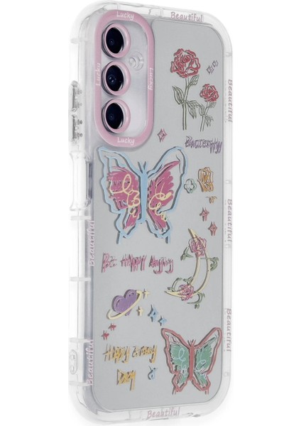 Samsung Galaxy A25 5g Kılıf RefleXion Desenli Kapak - Desen 8 Glstd