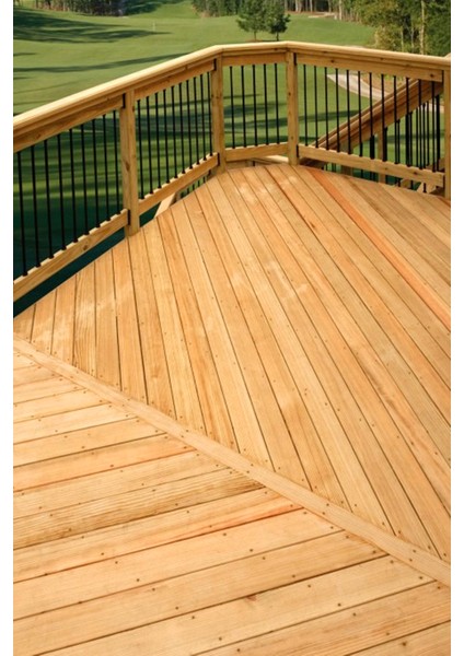 100 Cm 2. Sınıf Ahşap Köşeli Deck