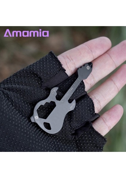 Amamia Edc Tornavida ve Paslanmaya Karşı Dayanıklı Edc Şişe Açacağı (Yurt Dışından)