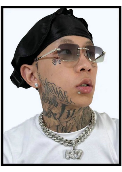 Retro Hiphop Sokak Stili Küçük Çerçeveli Elmas Dilimli Güneş Gözlüğü - Unisex Minimalist Tasarım K1004 (Yurt Dışından)